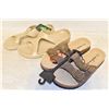 Image 1 : 1 PAIR DAWG & 1 PAIR LEATHER SANDALS SIZE 9