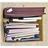 Image 1 : ASSORTED NOTEBOOKS AND PAPER STATIONARY