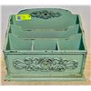 Image 1 : DECORATIVE WOOD STATIONARY/LETTER DESK BOX