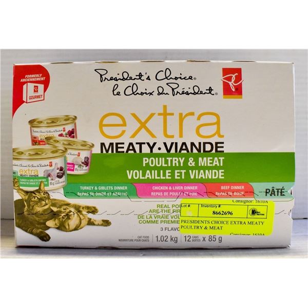 PRESIDENTS CHOICE EXTRA MEATY POULTRY & MEAT