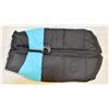 Image 1 : NEW XL SIZE WINTER PET COAT, BLACK/AQUA, AMZ SES