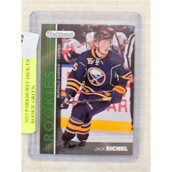 2015 PARKHURST JACK EICHEL ROOKIE GREEN