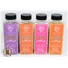 Image 1 : LOT OF 4 NEW ASSORTED SCENT BATH SALTS 500G EACH