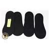Image 1 : 4 NEW PAIRS OF INVISIBLE LADIES SOCKS