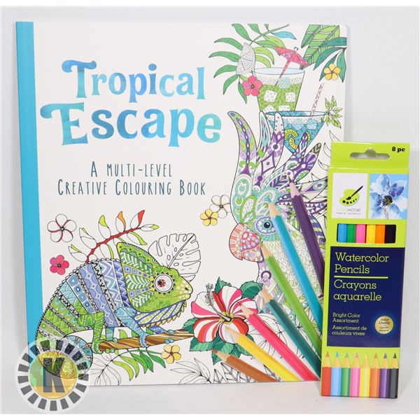 NEW TROPICAL ESCAPES MULTI-LEVEL CREATIVE COLORING