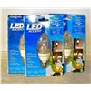 BOX OF 3 LED ACCENT USES 1 WATT OUTDOOR LANTERNS