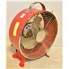 Image 1 : RED 9" RETRO DRUM FAN