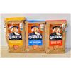 Image 1 : 3 BAGS OF QUAKER OATS LARGE FLAKE OATS, ONE MINUTE