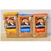 Image 1 : 3 BAGS OF QUAKER OATS LARGE FLAKE OATS, ONE MINUTE