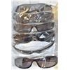 Image 1 : BLACK MODERN DESIGNED SUNGLASSES IN A CASE OF 6