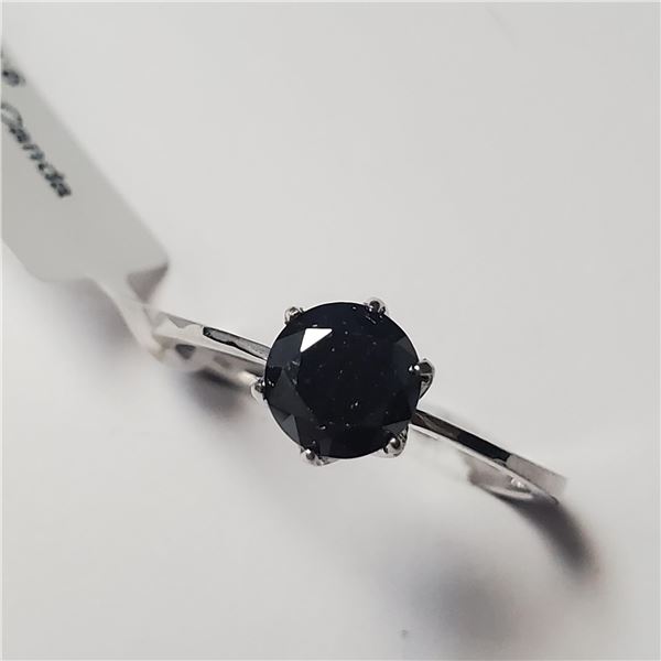 BZ957-3 14K BLACK DIAMOND RING