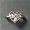 Image 1 : BZ957-21 10K CZ BABY RING SIZE 0