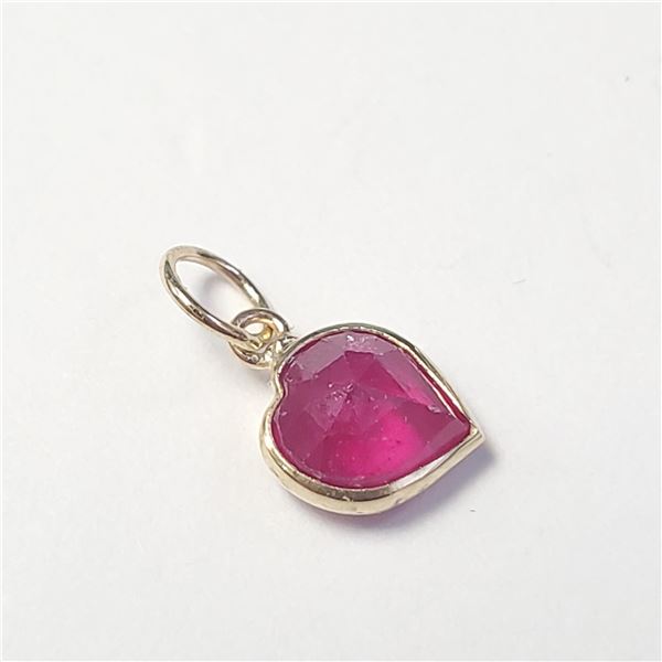 BZ957-43 14K RUBY PENDANT