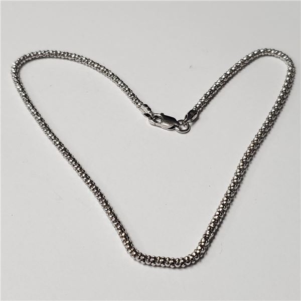 BZ957-14 SILVER 6.9G 15.5  NECKLACE