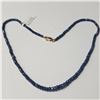 Image 1 : BZ957-5 10K SAPPHIRE 16" NECKLACE