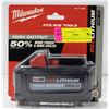 Image 1 : MILWAUKEE M18 XC8AH BATTERY