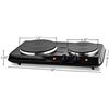 Image 2 : NEW OVENTE COUNTERTOP DOUBLE CAST IRON BURNER
