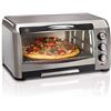 Image 1 : NEW REPACKED HAMILTON BEACH 6 SLICE TOASTER OVEN