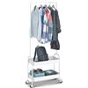 Image 1 : NEW KINGRACK 2 IN 1 GARMENT RACK AND STORAGE SHELF