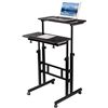 Image 1 : NEW BLACK MOBILE STANDUP DESK