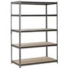 Image 1 : NEW 5 SHELF MUSCLE RACKK STEEL SHELVING