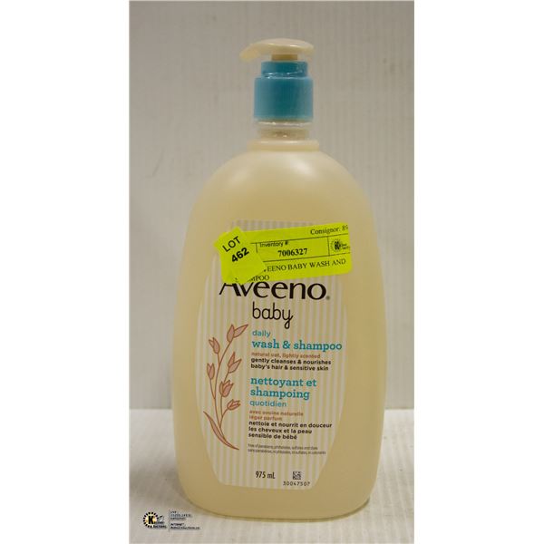 975ML AVEENO BABY WASH AND SHAMPOO