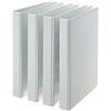 Image 1 : BOX OF 4 NEW AMAZON BASICS D RING 1.5" BINDERS