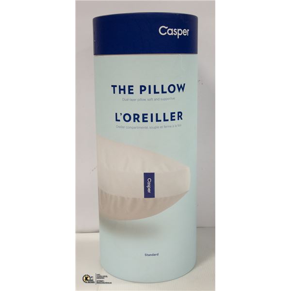 REPACKED STANDARD SIZE CASPER DUAL LAYER PILLOW