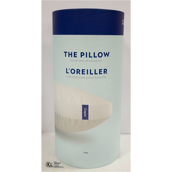 REPACKED KING SIZE CASPER PILLOW DUAL LAYER