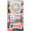 Image 1 : CREAM AIR INNOVATIONS SWIRL STAND FAN WITH REMOTE