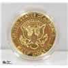 Image 1 : GOLD PLATED US HALF DOLLAR 1984