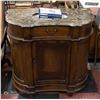 Image 1 : BATHROOM VANITY W/ STONE COUNTER TOP APPROX H-36"