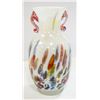 MURANO GLASS STYLE VASE/URN, FEATURING MULTI