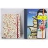 Image 1 : TWO BLANK JOURNALS- ONE WITH BOOKMARK