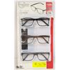 Image 1 : FOSTER GRANT READING GLASSES 3 PACK +3.00