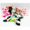 Image 1 : 6 VARIOUS BEANIE BABIES WITH NAME TAGS