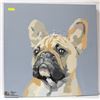 Image 1 : CANVAS PAINTING OF DOG 40" X 40"