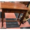 Image 1 : WOODEN HALLWAY TABLE APPROX W-14" L-29" H-28.5"