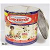 Image 1 : VINTAGE TINKERTOY SET WITH OVER 125 PCS.