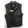 Image 1 : DKNY LEATHER VEST LADIES LARGE