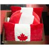 Image 1 : BOX WITH 4 CANADIAN FLAG THEME PLUSH