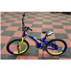 Image 1 : HUFFY SHOCKWAVE 20" TIRE BMX KIDS BIKE