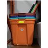 LOT OF 5 SCEPTER "STORE STUFF" 70 L TOTES