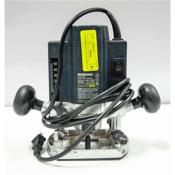 MASTERCRAFT PLUNGE ROUTER