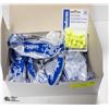 Image 1 : BOX OF SAFETY GLASSES AND EAR PLUGS