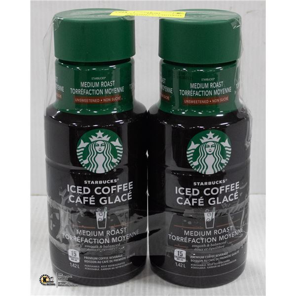 2 PACK STARBUCKS ICED COFFEE MEDIUM ROAST