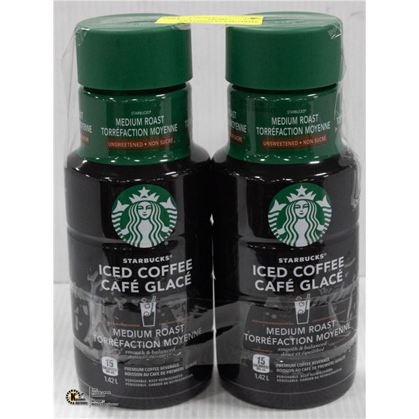 2 PACK STARBUCKS ICED COFFEE MEDIUM ROAST