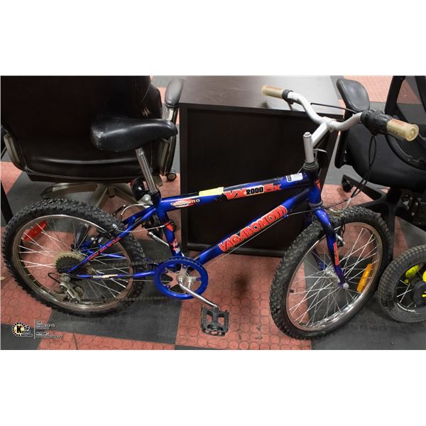 VAGABOND VX 20005X 20" TIRE 6 SPEED KIDS BIKE SOL