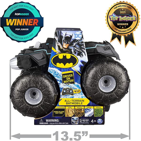 DC COMICS BATMAN, ALL-TERRAIN BATMOBILE RC VEHICLE