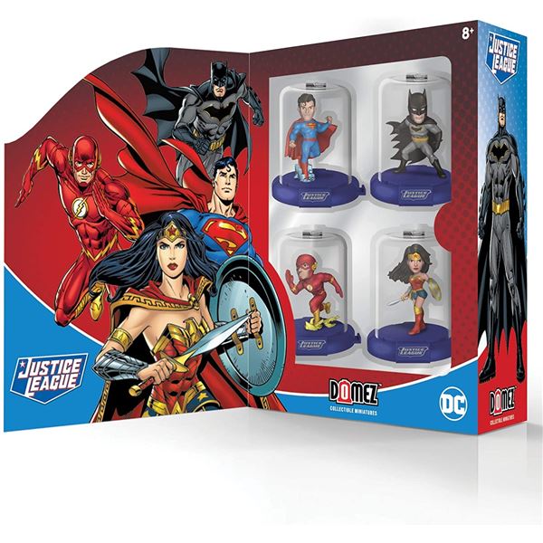 JUSTICE LEAGUE DOMEZ SERIES 1 COLLECTORS BOX SET